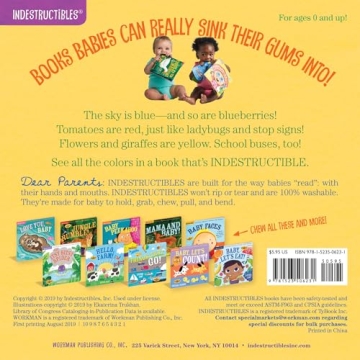 Indestructibles Baby Book – Chew-Proof & Washable