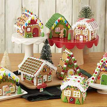 Wilton Build it Yourself Holiday Town Gingerbread Decorating Kit