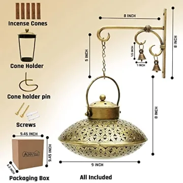 AppyHut Hanging Incense Burner for Home and Wellness