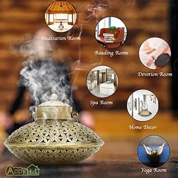AppyHut Hanging Incense Burner for Home and Wellness