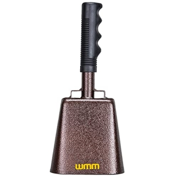 Durable 10 Inch Steel Cowbell with Handle for Cheering
