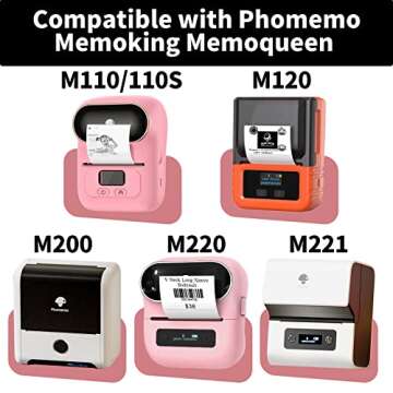 M110 Thermal Labels - 1.96"x0.78"(50x20mm), 960 PCS Label Printer Paper Compatible with Phomemo M220 Labels for M110 M100 M220 M221 M150 M250 M260 Labels Maker, Original Labels for Tag,Logo,Business