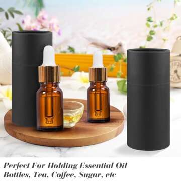 Mirrline 10 Pcs Kraft Paper Gift Packaging Tubes