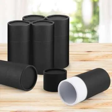 Mirrline 10 Pcs Kraft Paper Gift Packaging Tubes