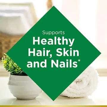 Nature's Bounty Biotin Softgels for Hair Skin Nails 180 Ct