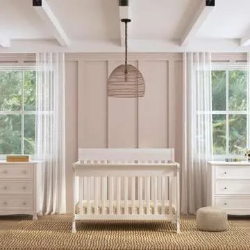 Premium DaVinci Kalani 4-in-1 Convertible Crib - Greenguard Gold Certified Safety and Style