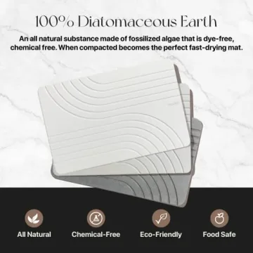 TOSORO Stone Bath Mat - Quick Dry & Non-Slip Design