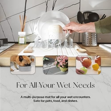 TOSORO Stone Bath Mat - Quick Dry & Non-Slip Design