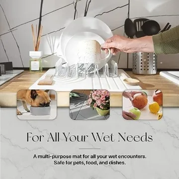 TOSORO Stone Bath Mat - Quick Dry & Non-Slip Design