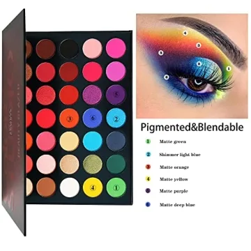 MYUANGO Color Studio Eyeshadow Palette 35 Shades for All