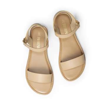 Stylish DREAM PAIRS Women's Flat Sandals for Summer Fun