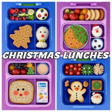 HAIXIN Bento Box for Kids - Insulated Lunch Box with Thermos for Hot Food, Leak-proof Kids Lunch Box with Cutlery and Snack Box, 4-Compartments Lunch Container for School Outdoors Office (Blue)