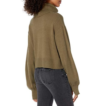Chic Chunky Rib Turtleneck Sweater from The Drop