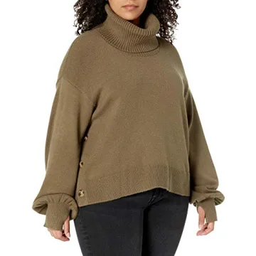 Chic Chunky Rib Turtleneck Sweater from The Drop