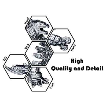 TwCare Exclusive Set of 8 Godzilla vs Kong Toys Movable Joint Action Figures, King of The Monster Di...