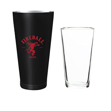 Fireball 2 Piece Boston Shaker Set for Perfect Cocktails