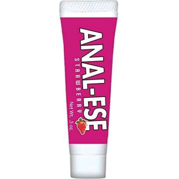 Nasstoys Anal-Ese Strawberry Gel - 1.5 Oz for Couples