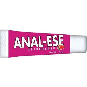 Nasstoys Anal-Ese Strawberry Gel - 1.5 Oz for Couples
