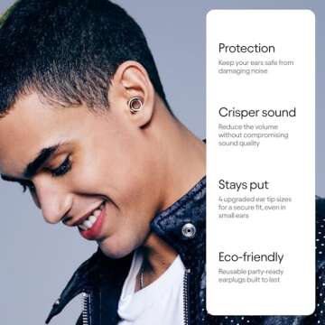 Loop Experience 2 Ear Plugs – Stylish Certified Hearing Protection for Concerts & Festivals, Live ...