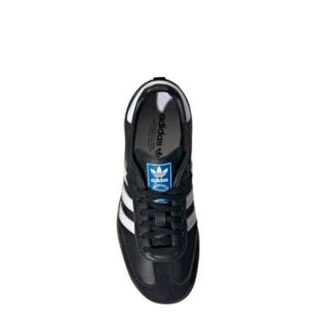 adidas FTWWHT/CBLACK Unisex Samba OG J FTWR whiteCore Black/GUM5 5.5 US, Wide Little_Kid