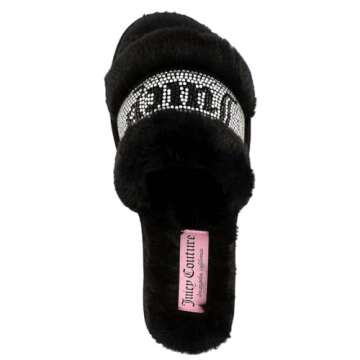 Juicy Couture Womens Gravity Womens Slide Sandals, Beach Sandals for women, Flip Flops Sandals, Pool...