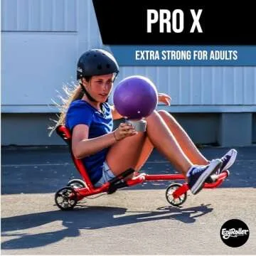 EzyRoller New Pro-X Ride On Toy for Kids and Adults - Red