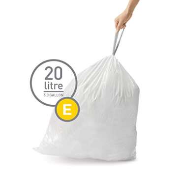 simplehuman Code E Drawstring Trash Bags - 20 Count