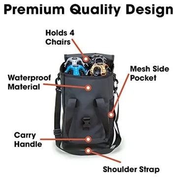 CLIQ Waterproof Chair Bag for 4 Folding Chairs