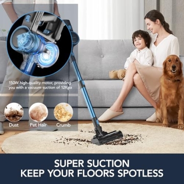 HAIMEEC Cordless Vacuum Cleaner - Powerful & Versatile