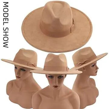 Stylish Pro Celia Big Wide Brim Fedora for Women