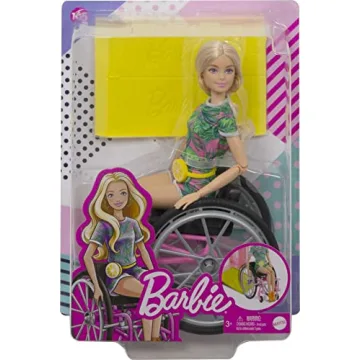 Barbie Fashionistas Doll with Wheelchair & Ramp for Kids