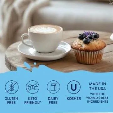 Jordan's Skinny Syrups Sugar Free Coffee Syrup, Blueberry Lavender Flavor Drink Mix, Zero Calorie Fl...