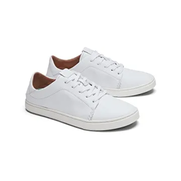 OLUKAI Pehuea Li 'ILI Women's Leather Sneaker Comfort Fit