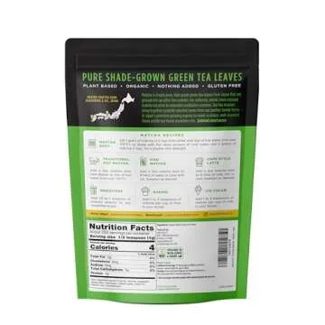 Jade Leaf Matcha Organic Green Tea Powder - Culinary Grade Premium Second Harvest - Authentic Japane...