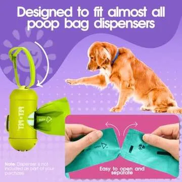 Pet N Pet 720 Lavender Scented Dog Poop Bags - Eco-Friendly