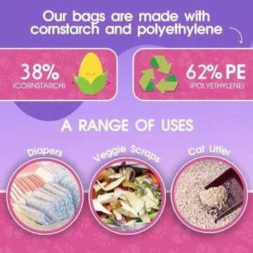 Pet N Pet 720 Lavender Scented Dog Poop Bags - Eco-Friendly