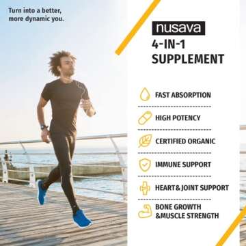 (2 Pack) Organic Vitamin D3 K2 Drops 5000 IU with MCT Oil Omega 3 - Maximum Strength Liquid D3 with ...