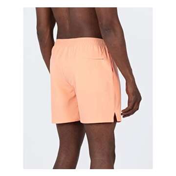 Layer 8 Men's Swim Shorts 5 Inch Inseam Gym to Swim Trunks Athletic Fit