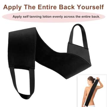 Tanning Back Lotion Applicator, Self Tanning Lotion Applicator ，for Back Tanner Lotion Suncreen Applicator Apply Lotion to Back Smooth Even Finish Back Lotioner