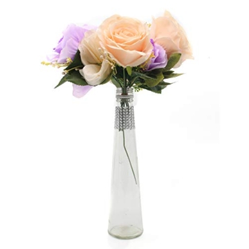 KPOSIYA Napkin Rings Elegant Rhinestone Set 120 Pieces