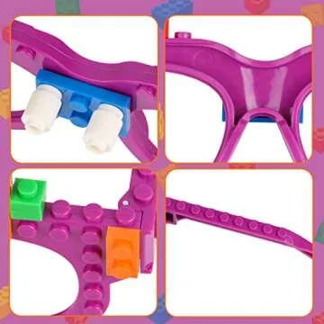 Building Blocks Party Glasses for Kids Fun and Creativity