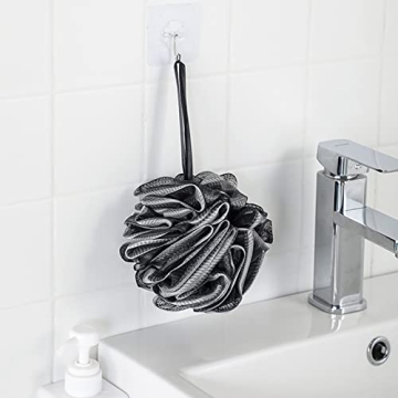 Mesh Bath Sponges 4-Pack for Men & Women - 50g Loofah