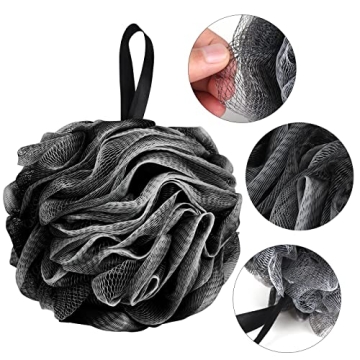 Mesh Bath Sponges 4-Pack for Men & Women - 50g Loofah