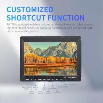 FEELWORLD FW759 Camera Monitor for Videographers
