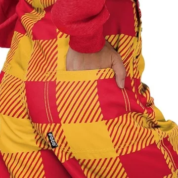 Kansas City Chiefs Women's Plaid Bib Overalls for Fans
