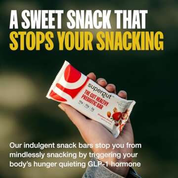 Keto-Friendly Supergut GLP-1 Gut Health Bars