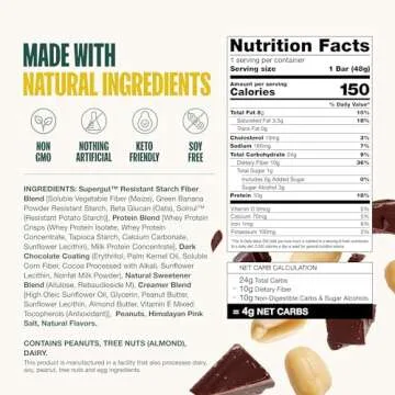 Keto-Friendly Supergut GLP-1 Gut Health Bars