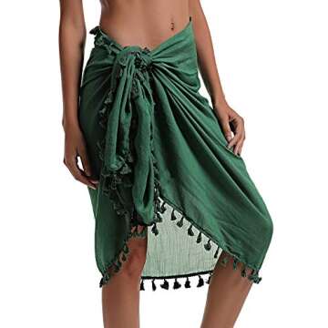 Eicolorte Beach Sarong – Stylish Cover-Up for Women
