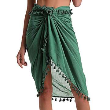 Eicolorte Beach Sarong – Stylish Cover-Up for Women