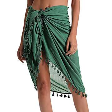 Eicolorte Beach Sarong – Stylish Cover-Up for Women